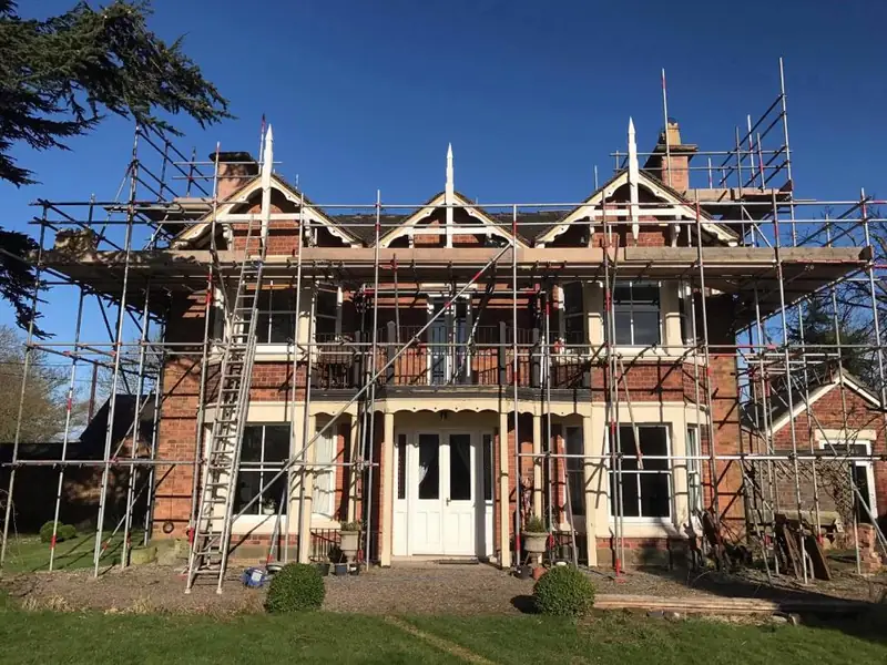 Full re-roof on a large period home