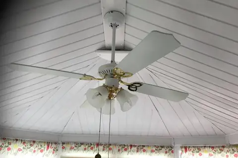 Finished ceiling inside a converted conservatory